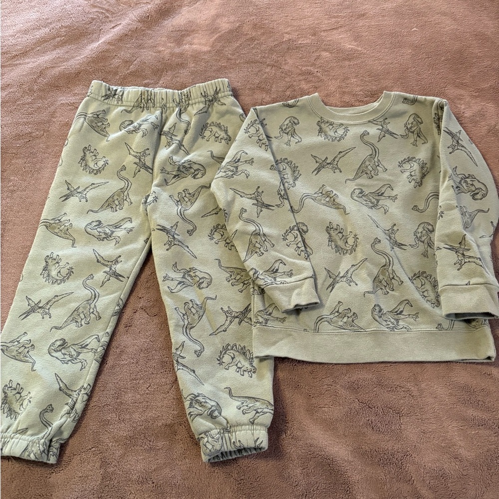 Garanimals Green Dinosour 2-Piece Set Boys 5T